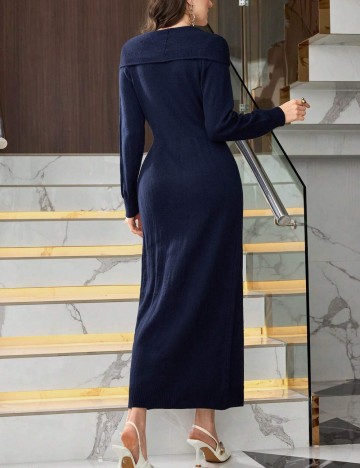 Rochie midi Shein, bleumarin