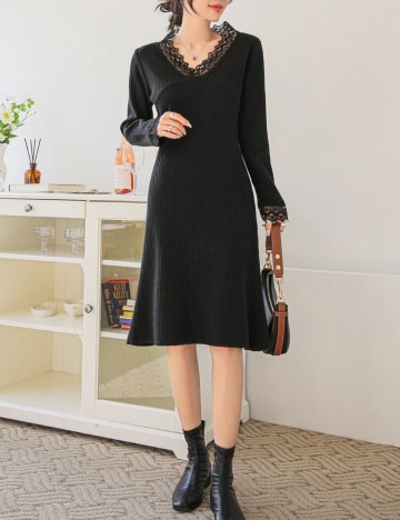 Rochie midi Shein DAZY, negru