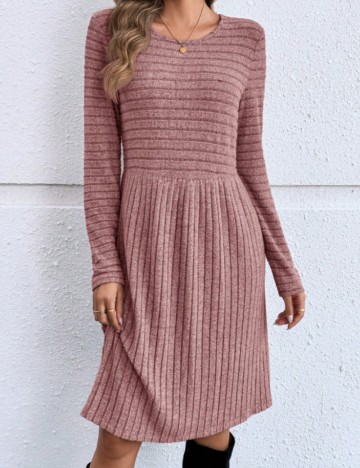Rochie midi Shein Emery Rose, roz