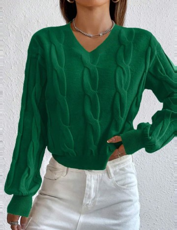 Pulover Shein, verde