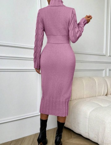 Rochie tricotată Shein, mov