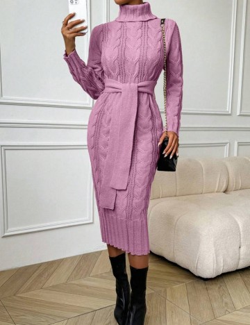Rochie tricotată Shein, mov