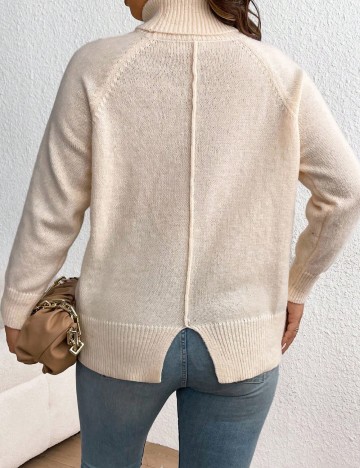 Pulover Shein Curve+, bej