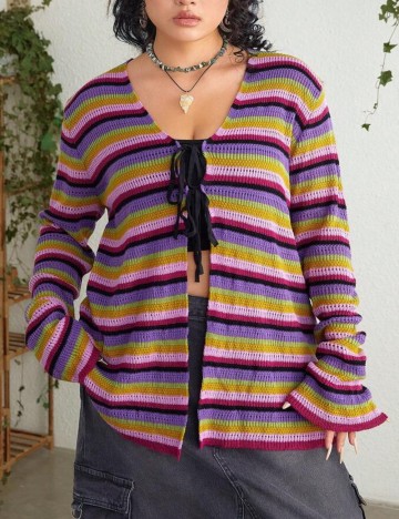 Cardigan Shein Romwe, mix culori
