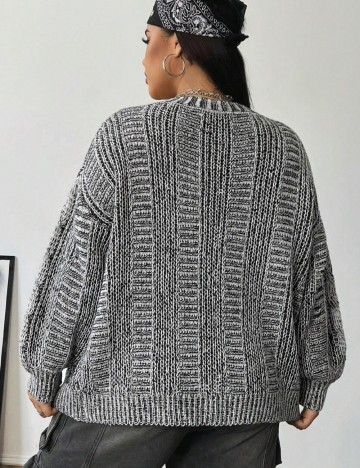 Cardigan Shein Curve+, mix culori