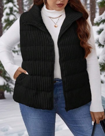 Vestă Shein Curve+, negru