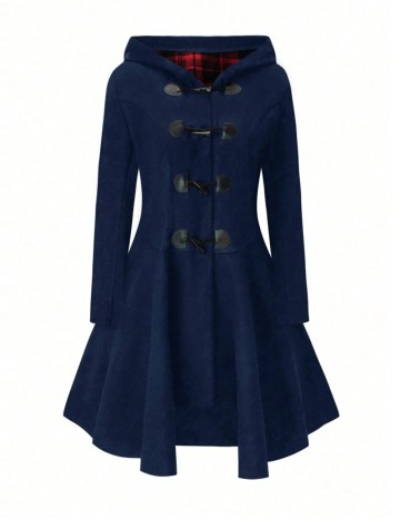 Palton Shein Curve+, bleumarin