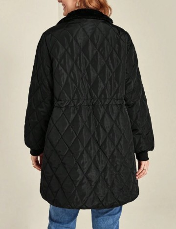 Geacă Shein Curve+, negru
