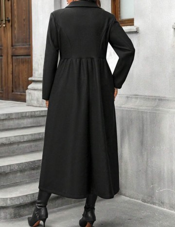 Palton Shein Curve+, negru