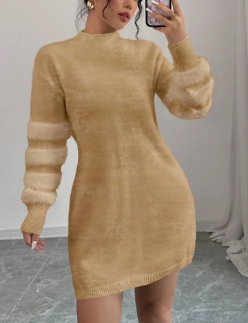 Rochie mini Shein, bej