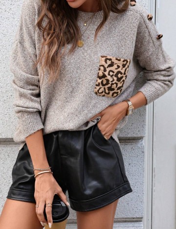 Pulover Shein, bej