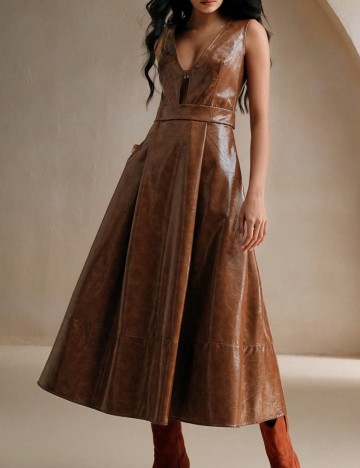 Rochie maxi Shein Anewsta, maro
