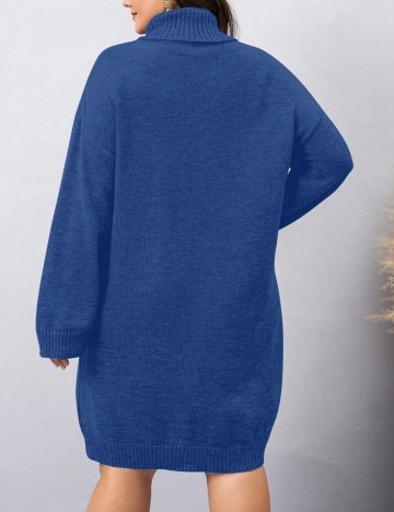 Rochie mini Shein Curve+, bleumarin