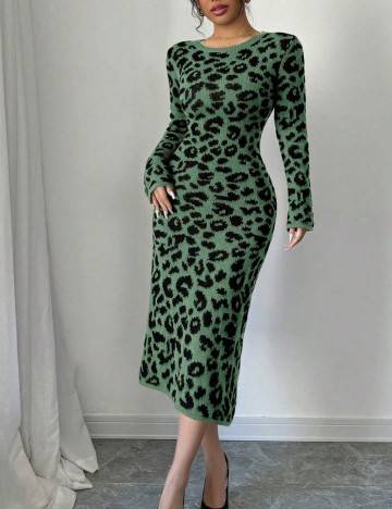 Rochie midi Shein, mix culori