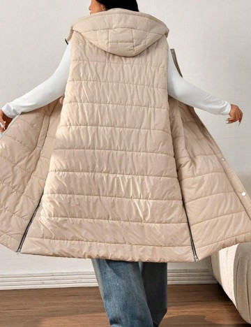 Vestă Shein Curve+, crem