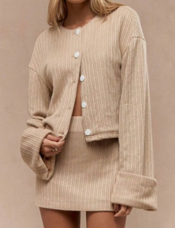 Compleu Shein Missguided, bej