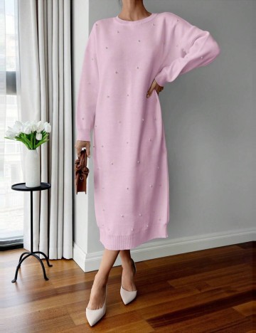 Rochie midi Shein, roz