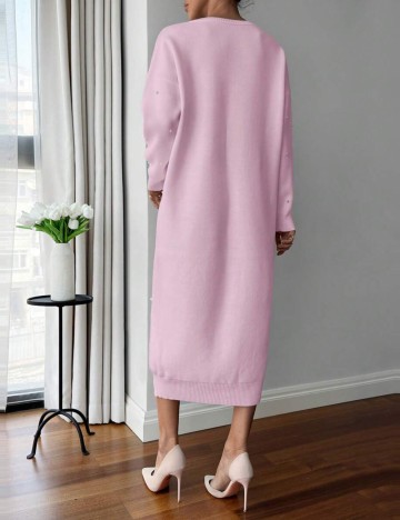 Rochie midi Shein, roz