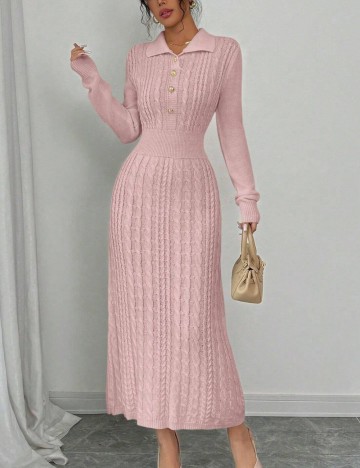 Rochie maxi Shein, roz