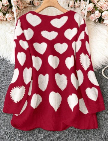Pulover Shein Curve+, mix culori