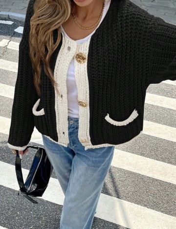 Cardigan Shein, negru