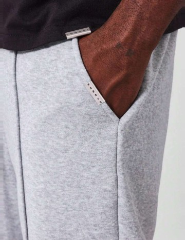 Pantaloni de trening Shein SUMWON, gri
