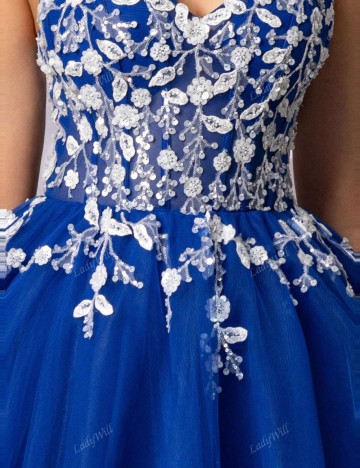 Rochie de ocazie Shein, albastru