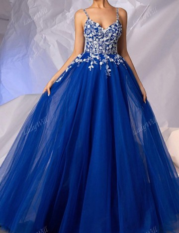 Rochie de ocazie Shein, albastru