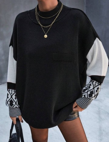 Pulover Shein, mix culori