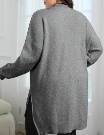 Pulover Shein Curve+, gri