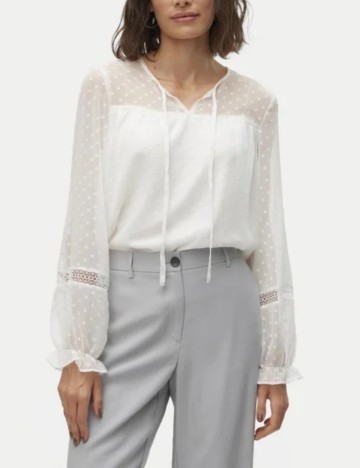 Cămașă Vero Moda, alb