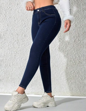 Jeans Shein, albastru
