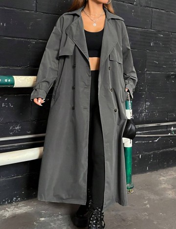 Trench Shein, gri