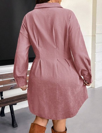Rochie mini Shein Curve+, roz