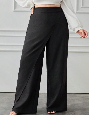 Pantaloni Shein Curve+, negru