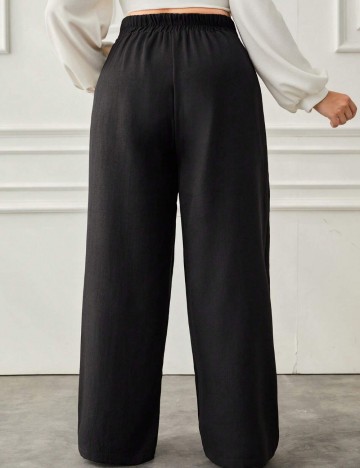 Pantaloni Shein Curve+, negru