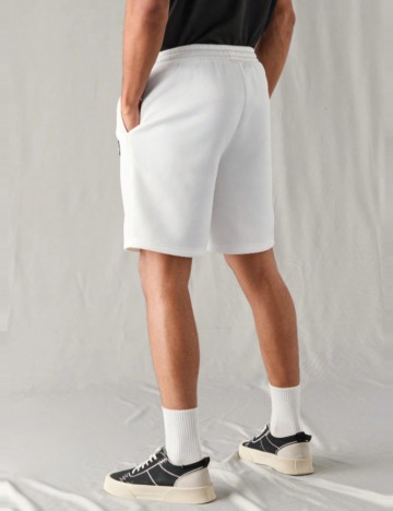 Pantaloni scurți MANFINITY by Shein, alb