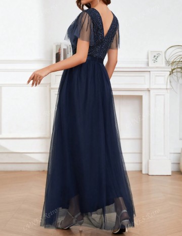 Rochie maxi Shein, bleumarin