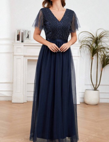 Rochie maxi Shein, bleumarin