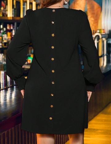 Rochie mini Shein Curve+, negru