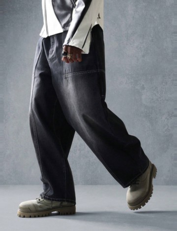 Jeans Shein SUMWON, negru