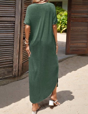 Rochie maxi Shein, verde
