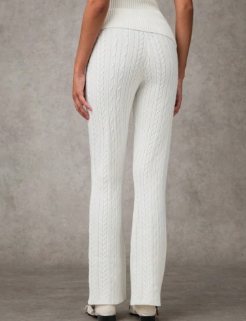 Pantaloni Shein, crem