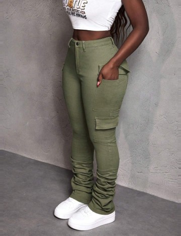 Jeans Shein, kaki
