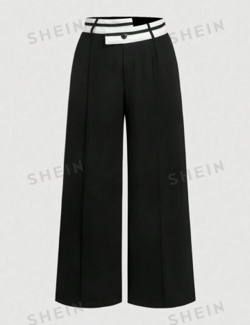 Pantaloni Shein Curve+, negru