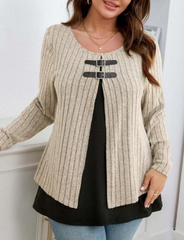 Bluză Shein Curve+, mix culori