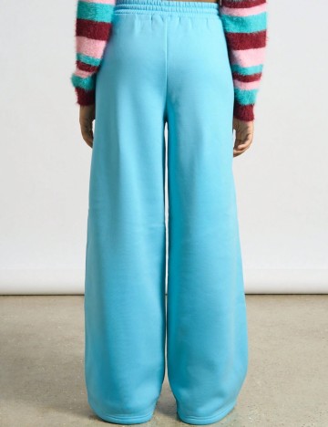 Pantaloni de trening Shein AIIRZ, albastru