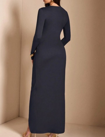 Rochie midi Shein, gri inchis
