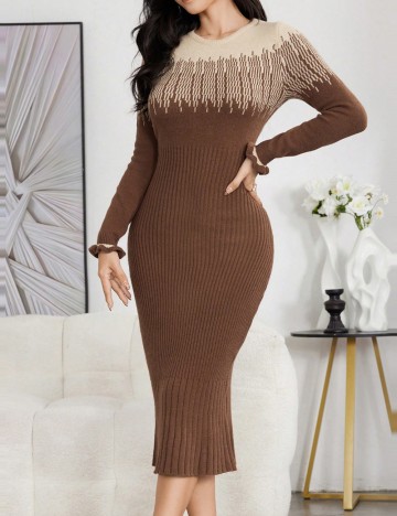 Rochie midi Shein, maro