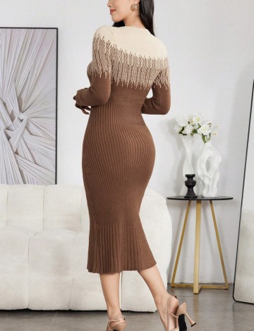 Rochie midi Shein, maro